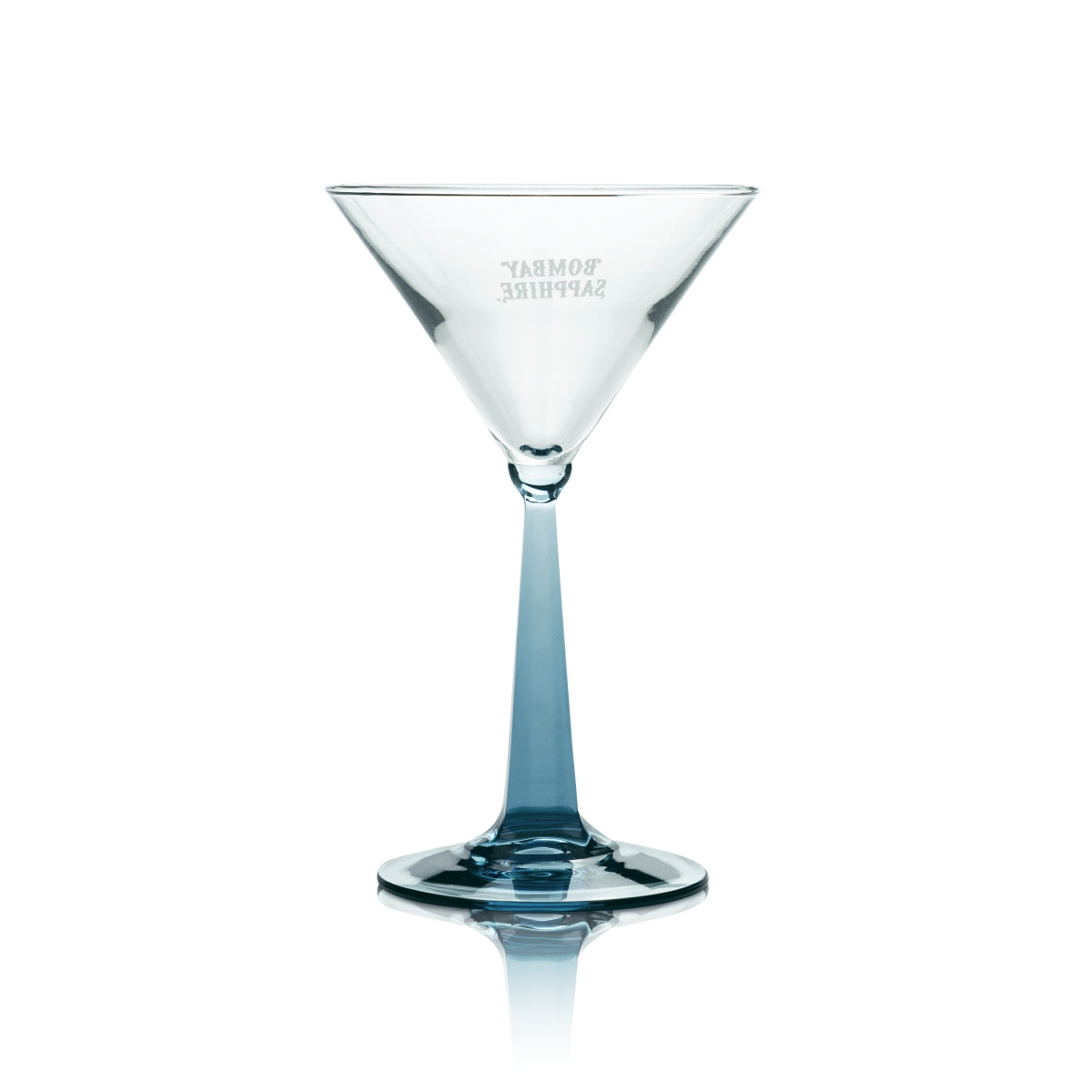 1 Bombay Sapphire Gin szklanka 0,1l Martinischale niebieski nowy – Widok 2