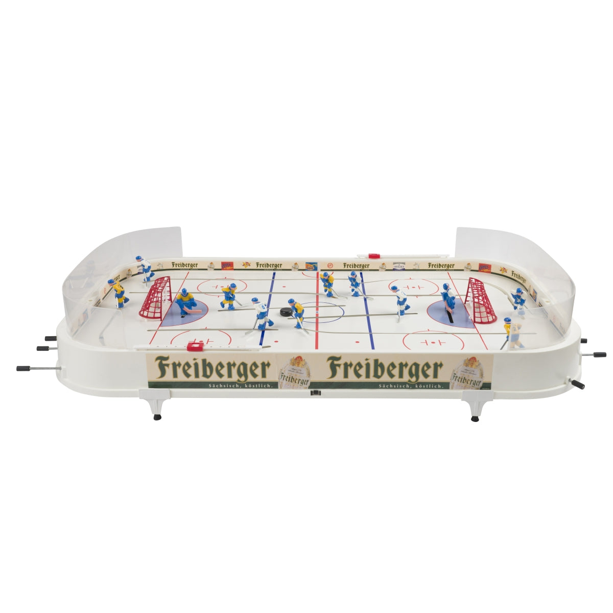 1 gra w hokeja na piwie Freiberger "Stiga" ok. 50x100cm wraz z figurkami+puk nowy – Widok 4
