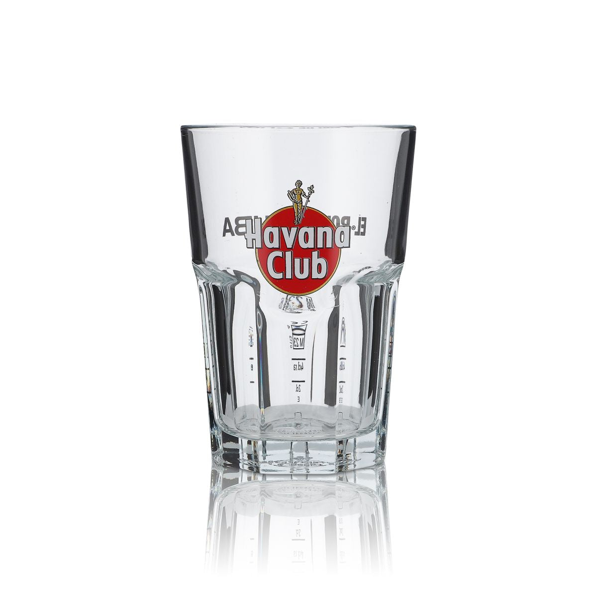 6x Havana Club 0,34 l szklanka do long drinków – zestaw do koktajlu Cuba Libre z podziałką – Widok 4