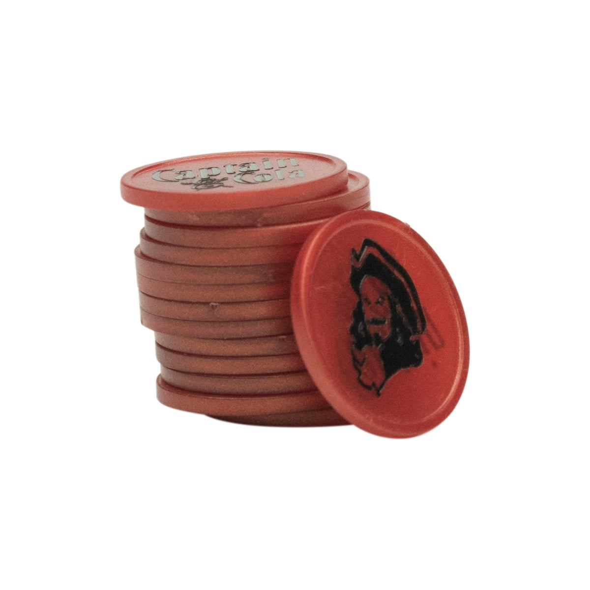 1000x Captain Morgan Rum Chips Captain Cola czerwony – Widok 2