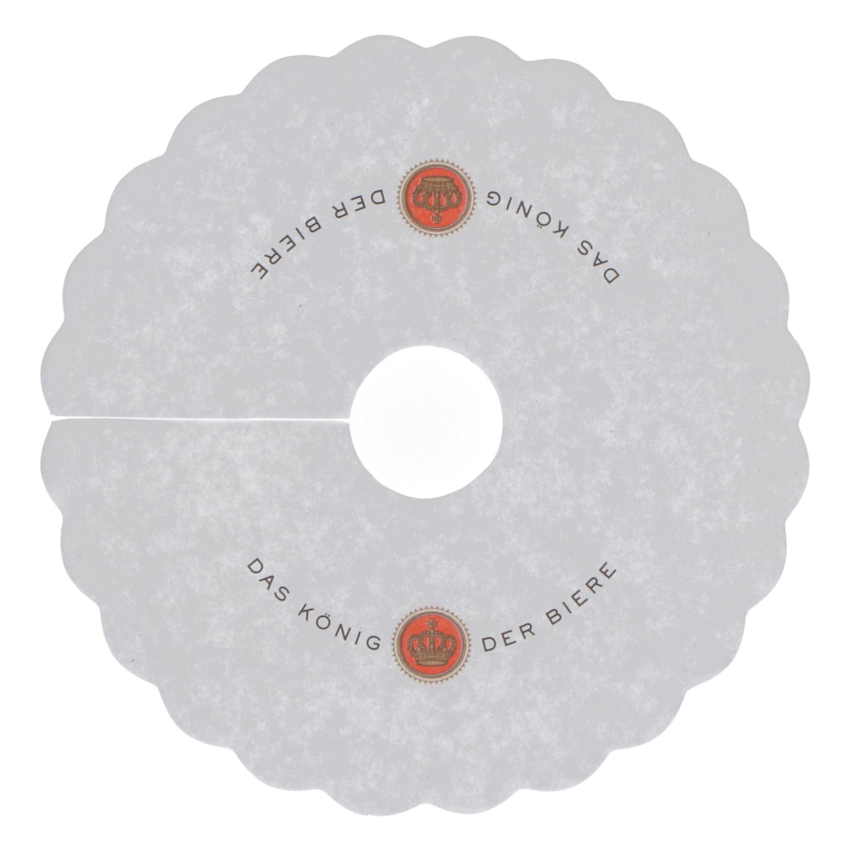 1000x Król Pilsener Piwo Podkładki papierowe Pilsdeckchen Podchwytki papierowe Mały napis – Widok 2