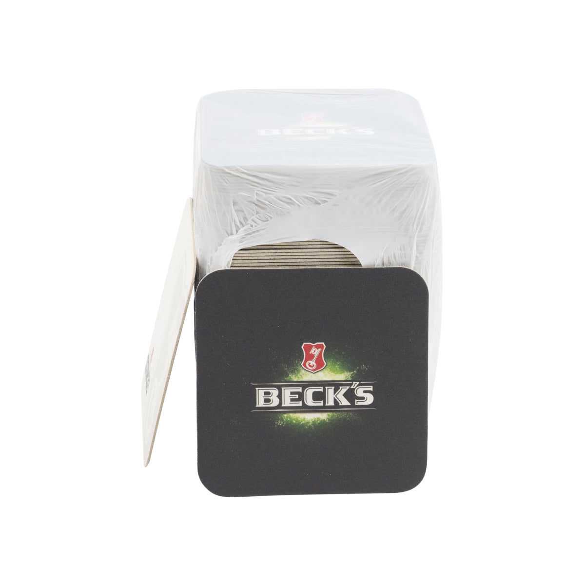 100x Becks Coasters Coaster Beer Lid Cover Mat Ochrona przed kapaniem Gastro – Widok 2