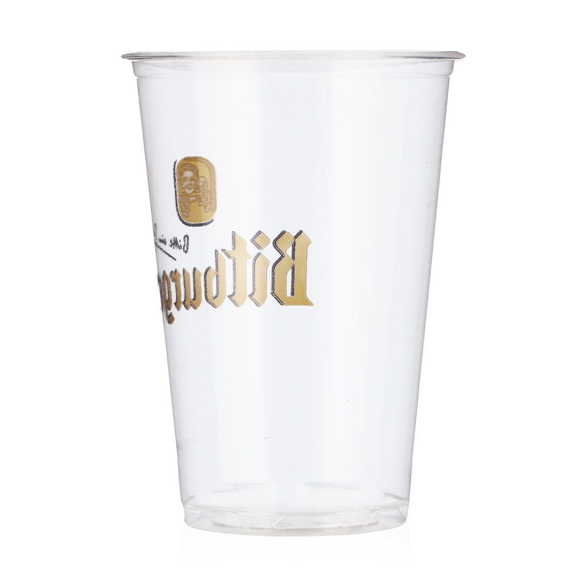 100x szklanka do piwa Bitburger 0,2 l, jednorazowa szklanka festiwalowa, plastikowa – Widok 5