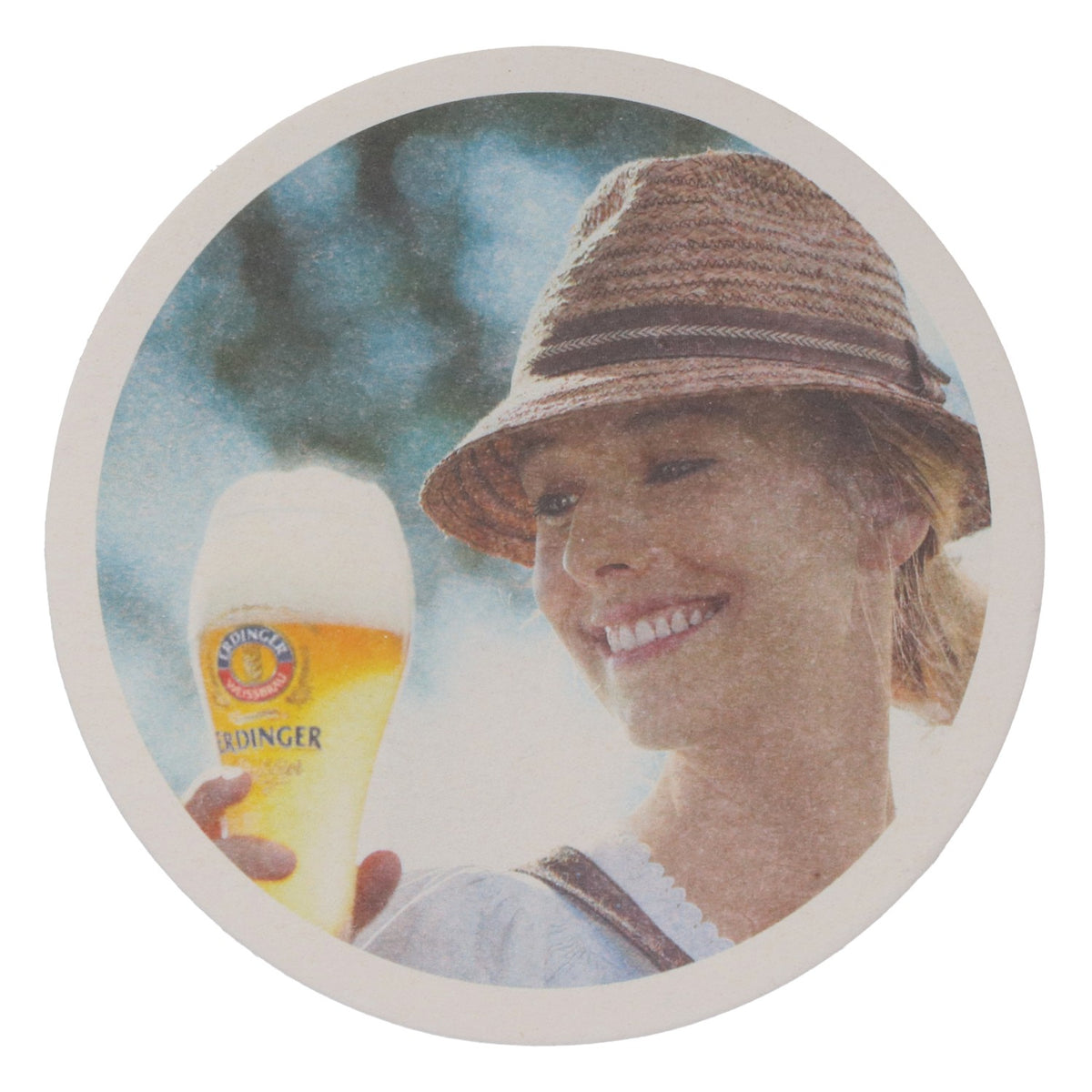 100x podkładki pod piwo Erdinger Weissbräu Podkładki kartonowe Podkładki pod szklanki Średnica 10,5 cm – Widok 4