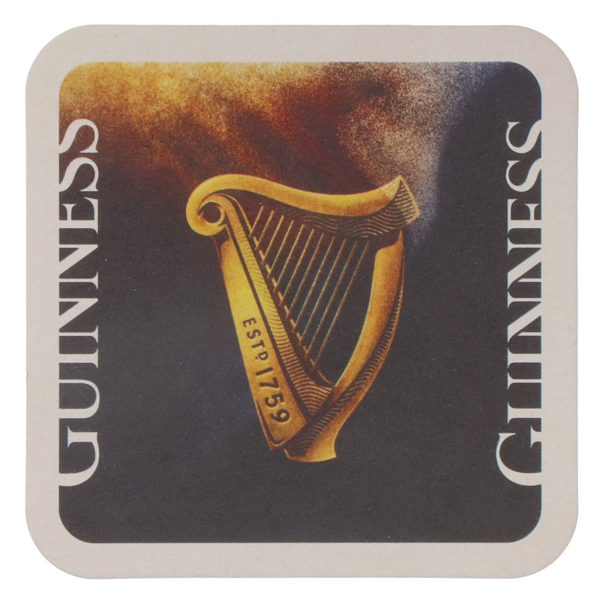 100x podkładki pod piwo Guinness „Fresh, cold, ready for you” 9,5 x 9,5 cm – Widok 3