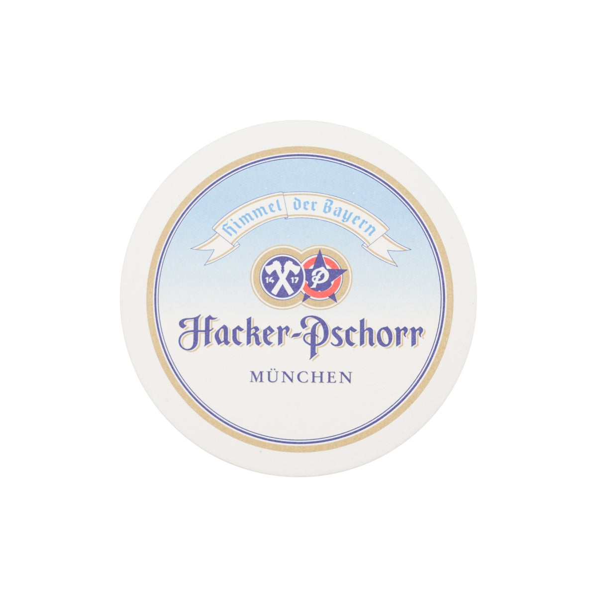 100x Hacker Pschorr podkładki pod piwo 11cm szklane podkładki Bawarskie niebo