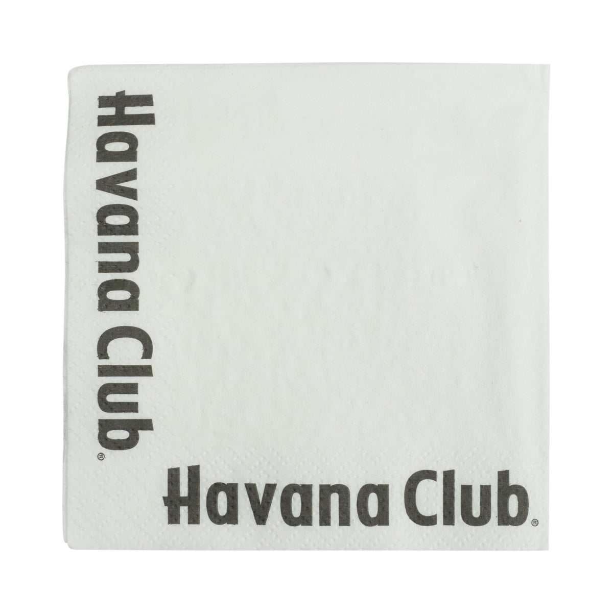 100x Havana Club rum serwetki biały catering restauracja podstawki szklanki