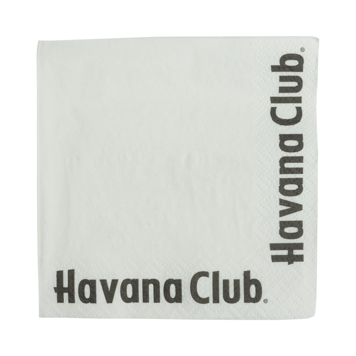 100x Havana Club rum serwetki biały catering restauracja podstawki szklanki – Widok 2