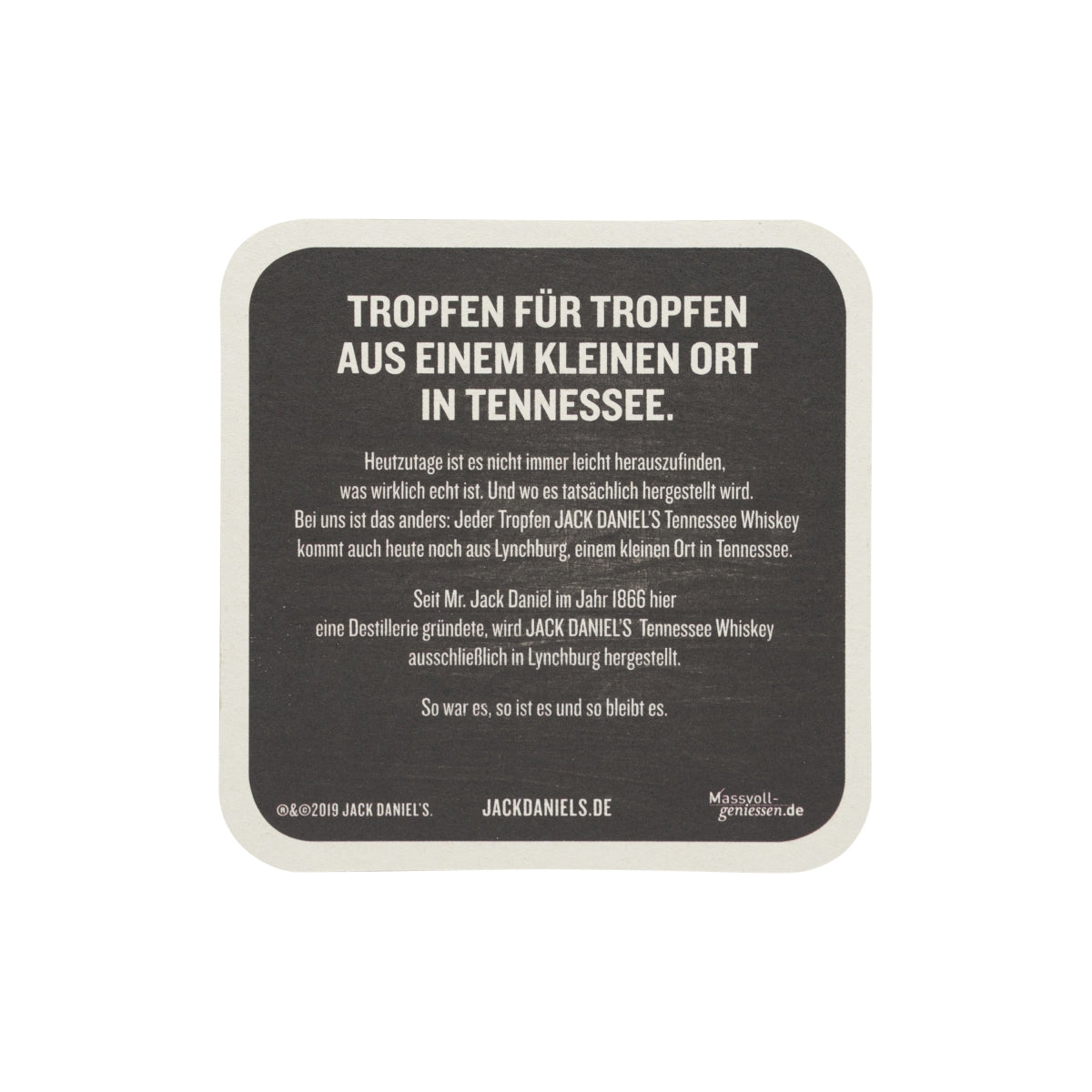 100x Podstawka pod whisky Jack Daniels Just Ask For Jack Filcowa szklanka – Widok 3