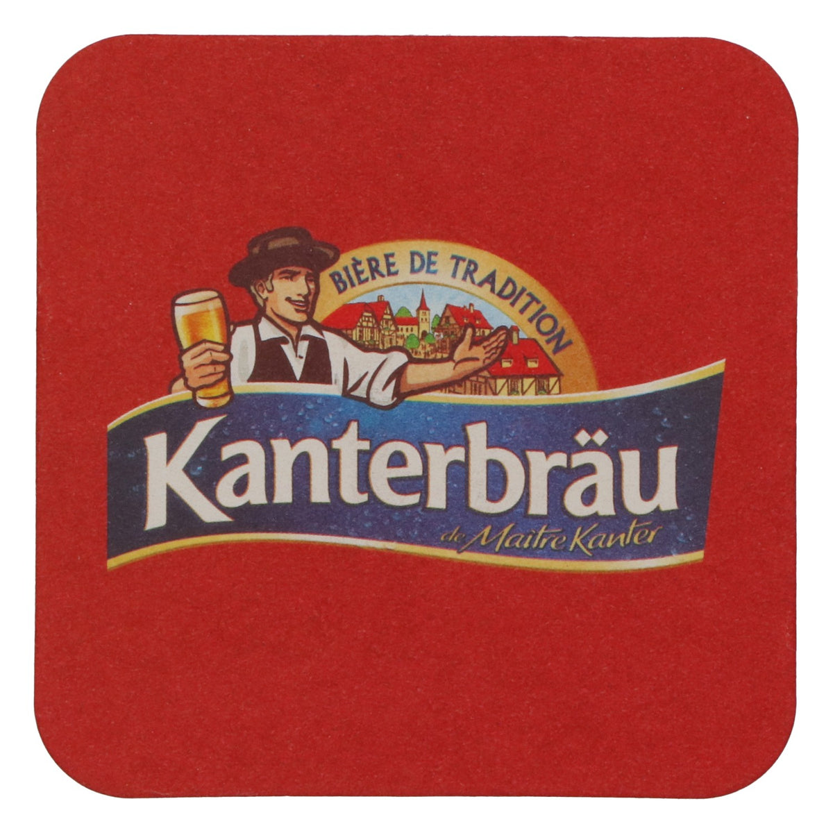 100 sztuk podkładek pod piwo Kanterbräu „Biere de Tradition” z czerwonym logo – Widok 3