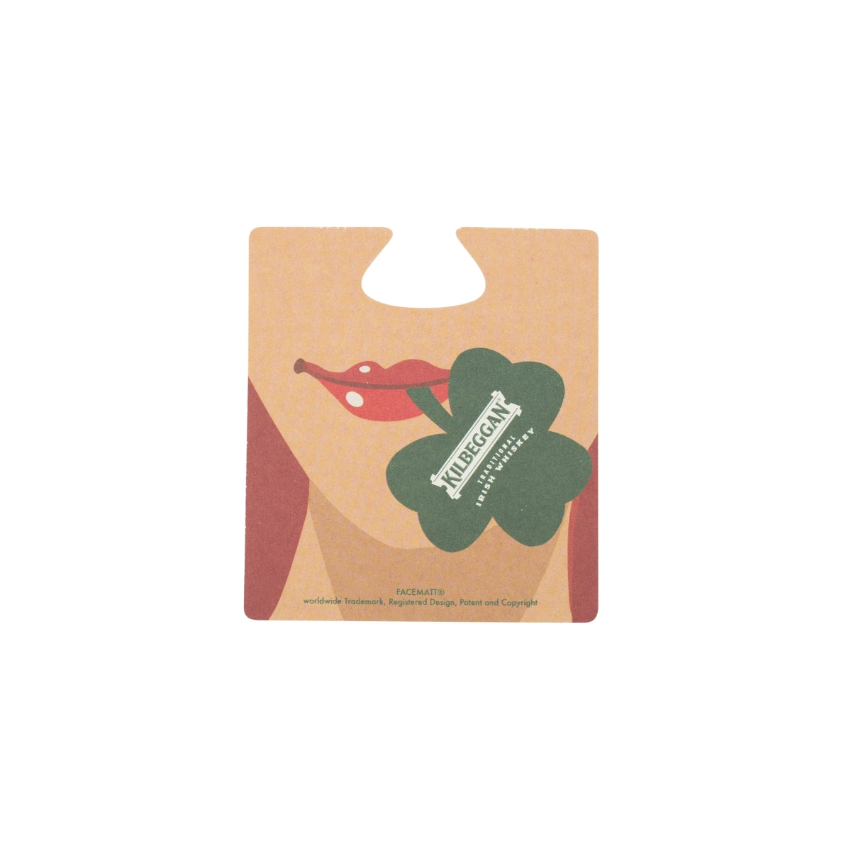 100x Kilbeggan whiskey coasters papierowy mężczyzna/kobieta St. Patrick Day piwo kartonowe – Widok 2
