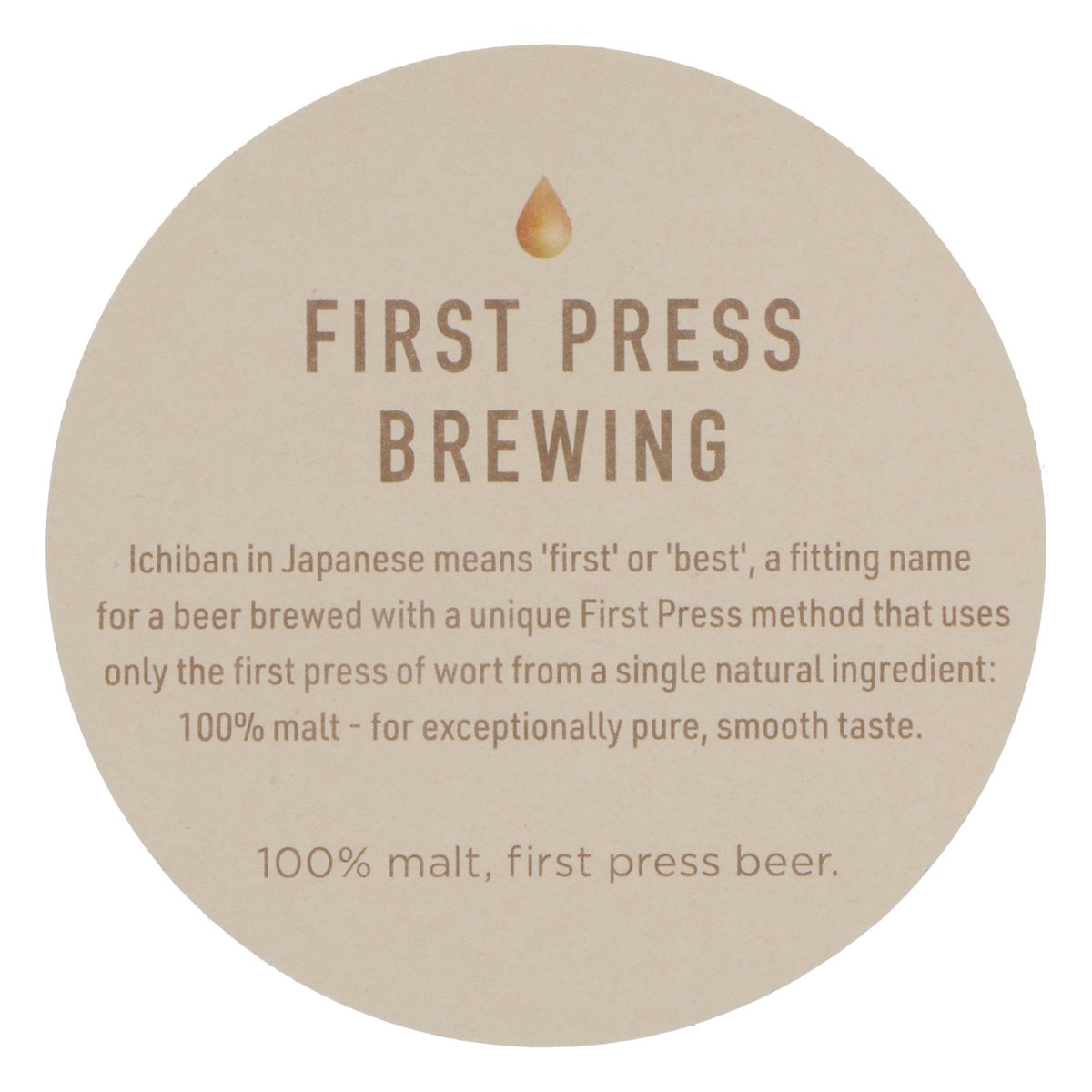 100x Kirin Ichiban Piwo Podkładki pod piwo Podkładki pod szklanki Okrągłe 10,8 cm – Widok 4