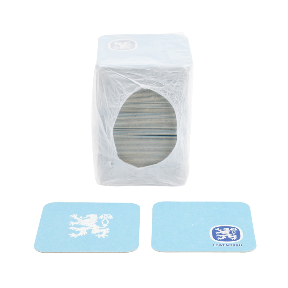 100x Löwenbräu Coaster Coaster Beer Cover Mat Ochrona przed kapaniem Gastro