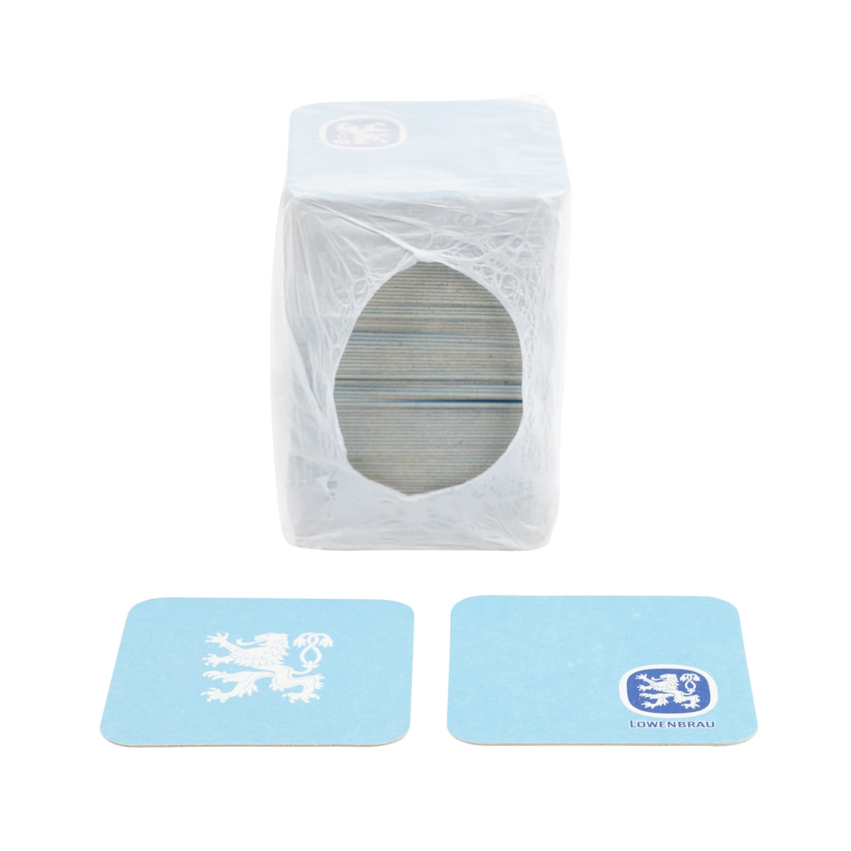 100x Löwenbräu Coaster Coaster Beer Cover Mat Ochrona przed kapaniem Gastro