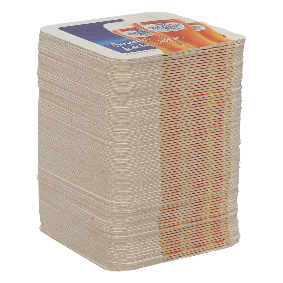 100x podkładki pod piwo Maisels Weisse 9,4 x 9,4 cm Akcesoria barowe Bayerns Frische – Widok 2