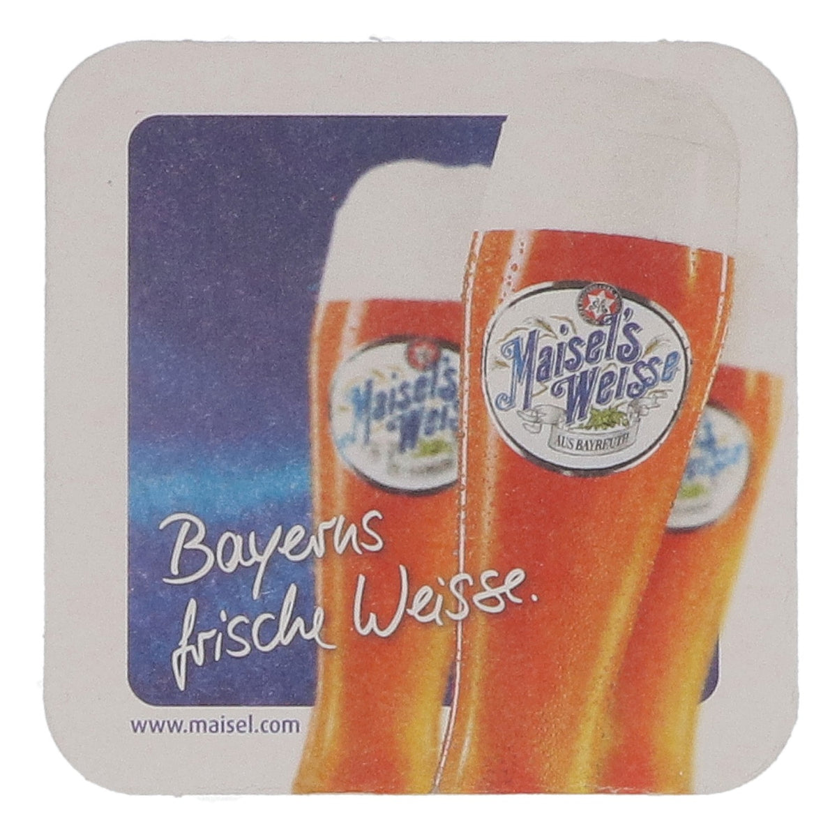 100x podkładki pod piwo Maisels Weisse 9,4 x 9,4 cm Akcesoria barowe Bayerns Frische – Widok 5