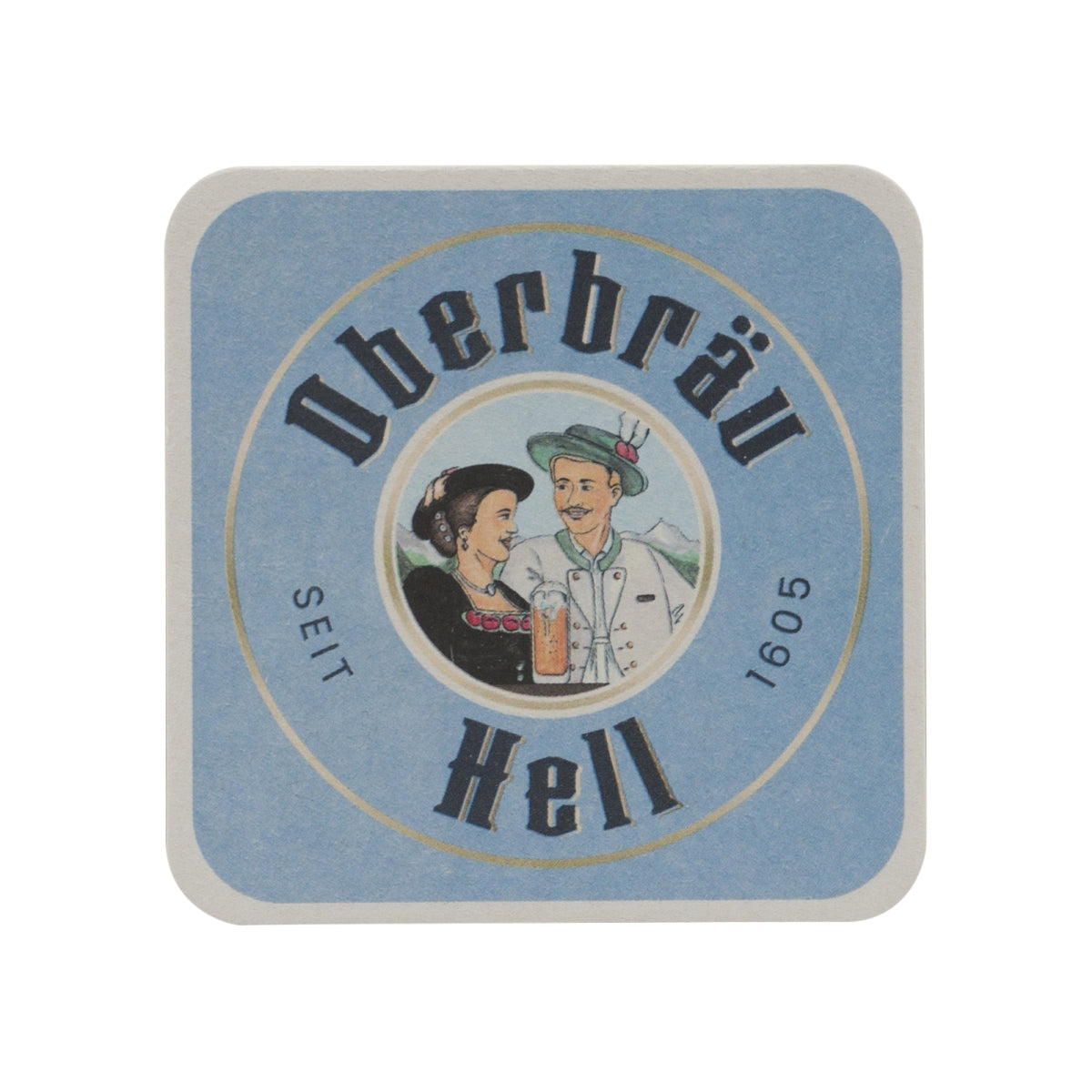 100x Podstawki pod piwo Oberbräu Hell 11cm szklane podstawki piwo filc papier Piwo – Widok 2