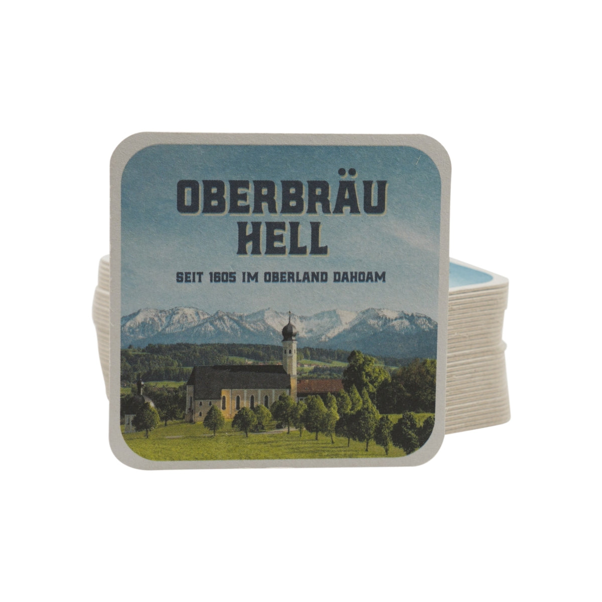 100x Podstawki pod piwo Oberbräu Hell 11cm szklane podstawki piwo filc papier Piwo – Widok 4