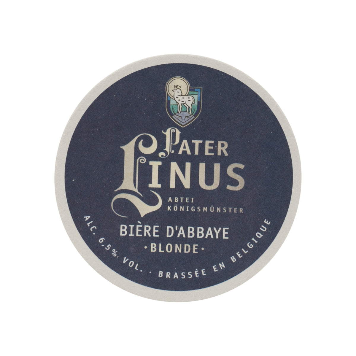 100x Podstawki pod szklanki Ojciec Linus 11cm Podstawki pod szklanki Abbey piwo filc papier Piwo