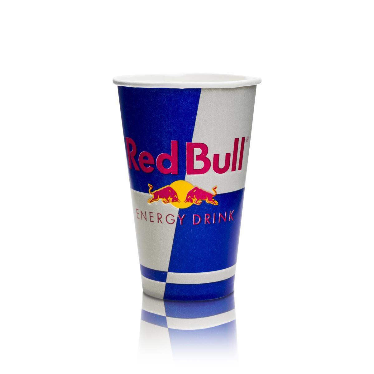 100x kubki Red Bull Energy jednorazowe kartonowe 0,2l – Widok 2