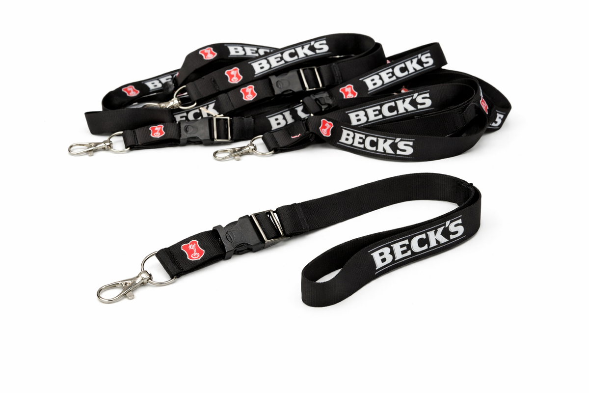 10x Becks brelok do kluczy łańcuszek zawieszka akcesoria karabińczyk zawieszka