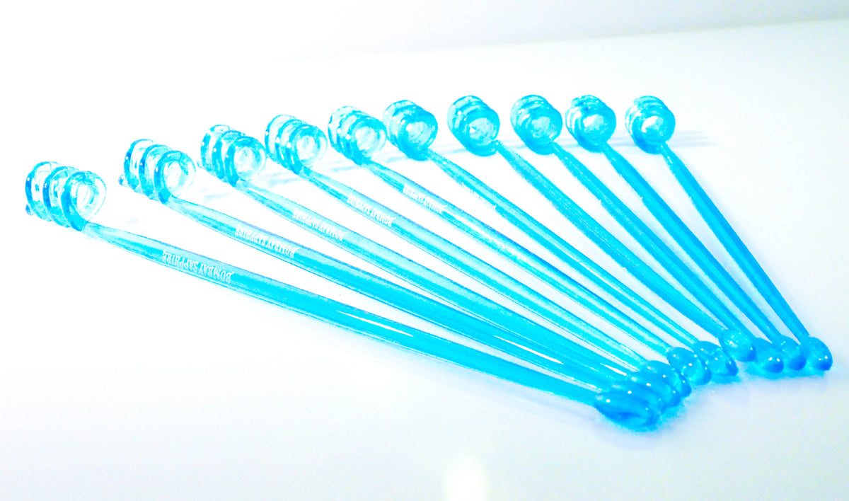 10x Bombay Sapphire Gin Stirrer Mieszadło Akcesoria barowe Skręcona końcówka – Widok 4