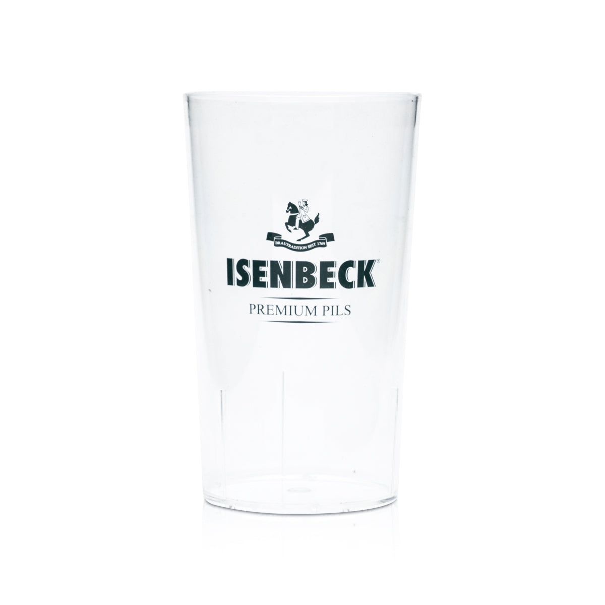 10x kubek wielokrotnego użytku na piwo Isenbeck 0,3 l Festival Beer Cup, szklany, można układać w stosy, imprezowy – Widok 2