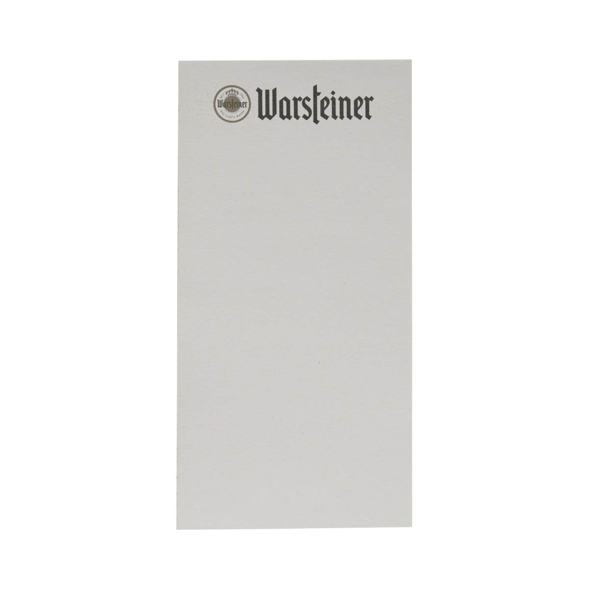 10x notatnik kelnerski do piwa Warsteiner 15x7cm á 20 kartek notatnik stabilny