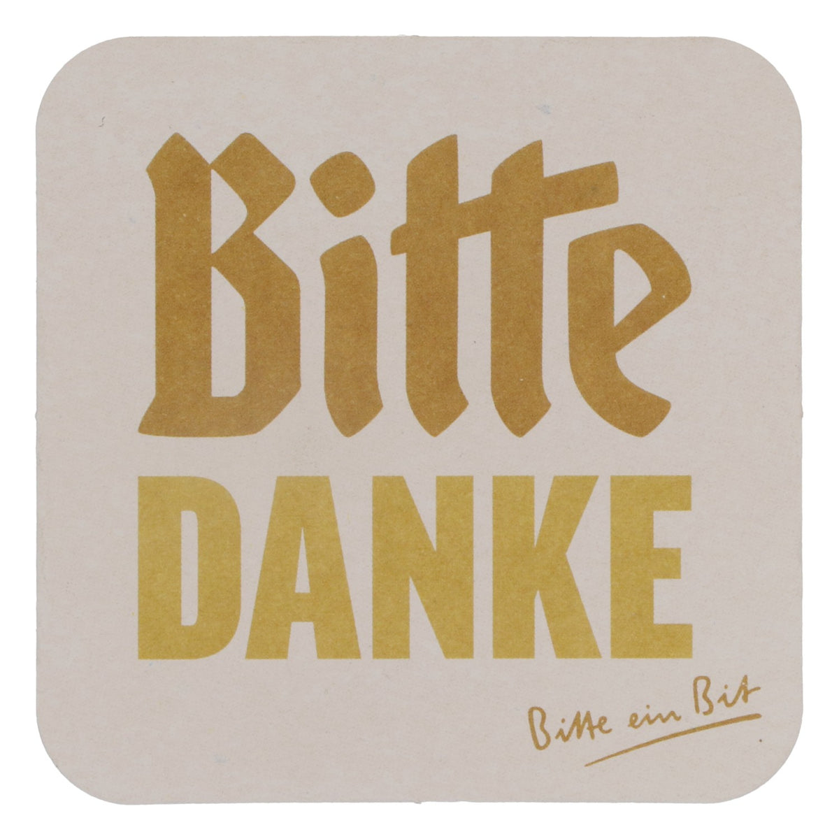 125x podkładki pod piwo Bitburger 9x9 cm „Bitte Danke” („Proszę, dziękuję”) z napisem „Bitte schmecken lassen” („Proszę spróbować”) na odwrocie – Widok 2