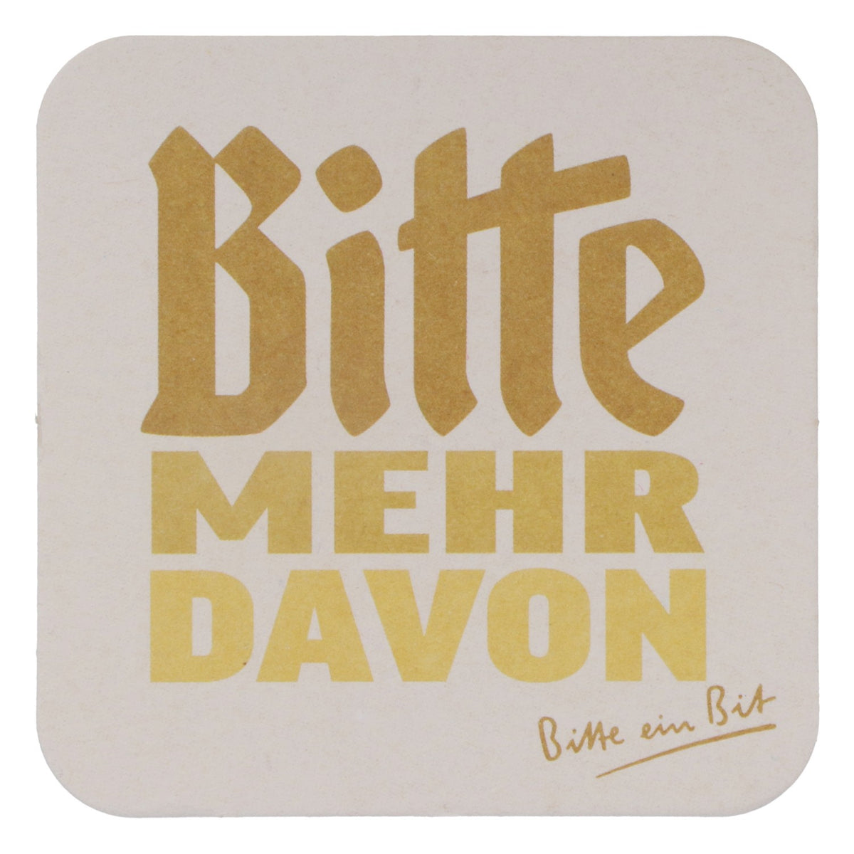 125x podkładki pod piwo Bitburger 9x9 cm „Bitte mehr davon” („Poproszę więcej”) Tył „Bitte schmecken lassen” („Proszę spróbować”) – Widok 3