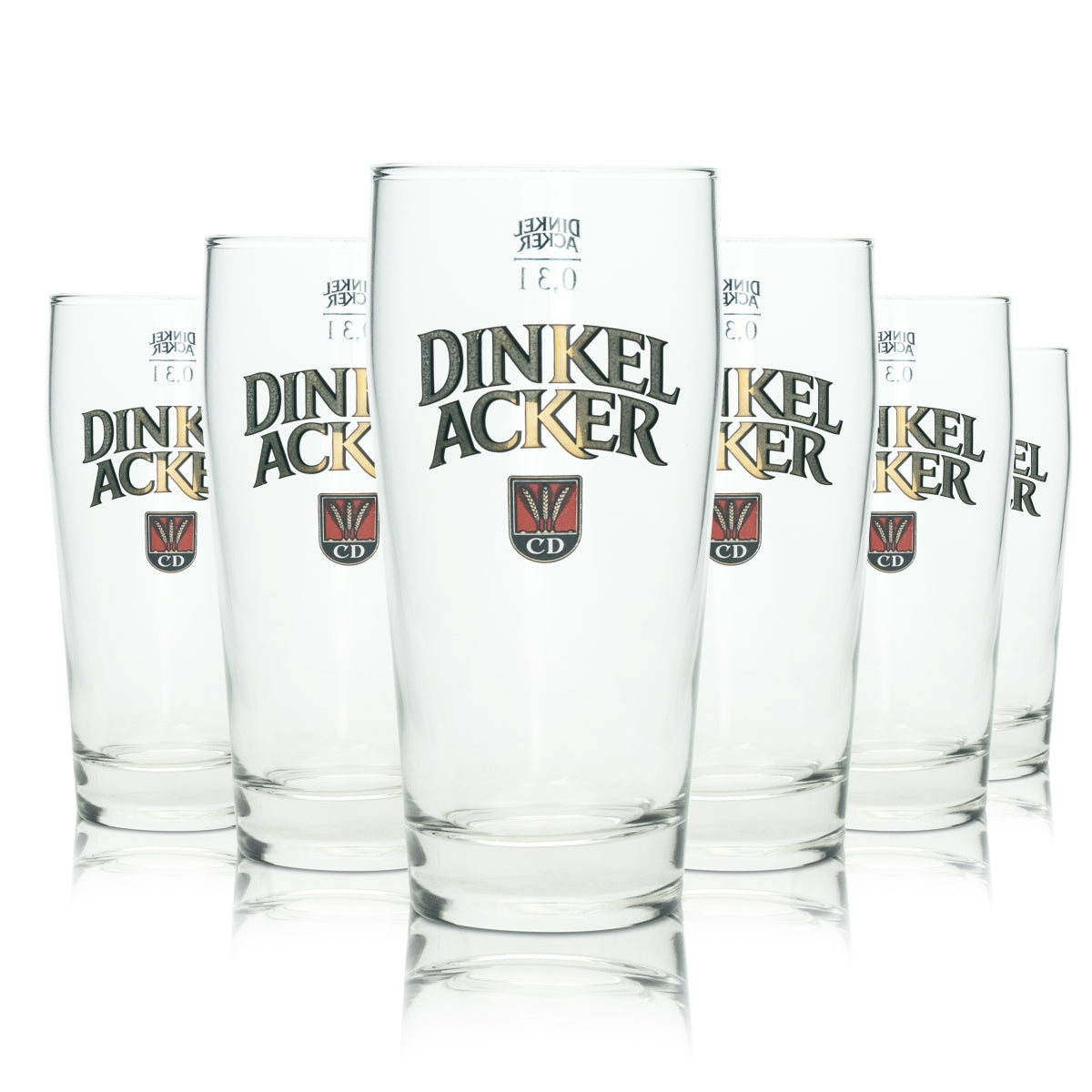 12x Szklanka do piwa Dinkel Acker 0,3l Kufel Willi Sahm Szklanki Pils Tumbler Browar