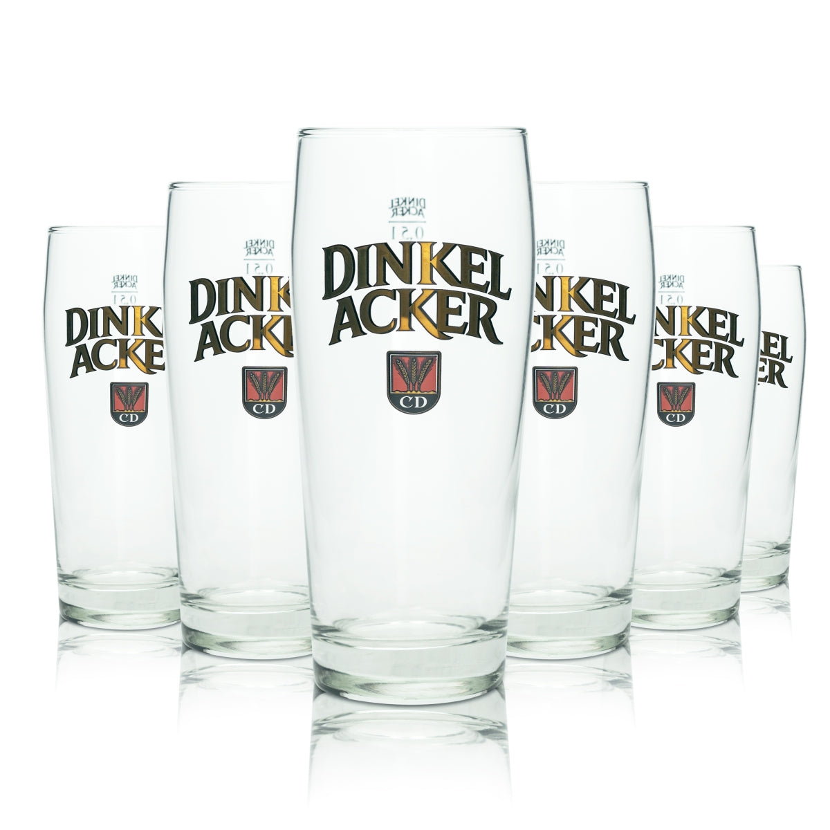 12x Szklanka do piwa Dinkel Acker 0,5l Kufel Willi Sahm Szklanki Pils Tumbler Browar