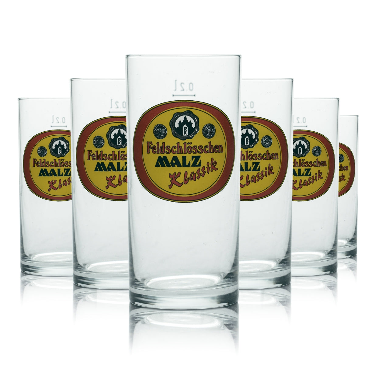 12x szkło Feldschlösschen 0,2l Willi kubek szklanka szklanka piwo słodowe pilzner
