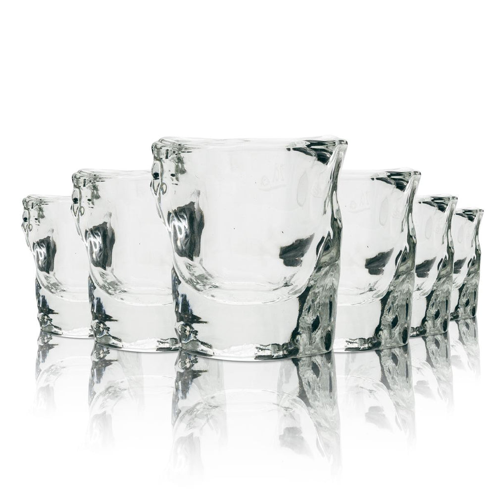 12x Fernet Branca Liqueur Glass Shot 2cl Relief