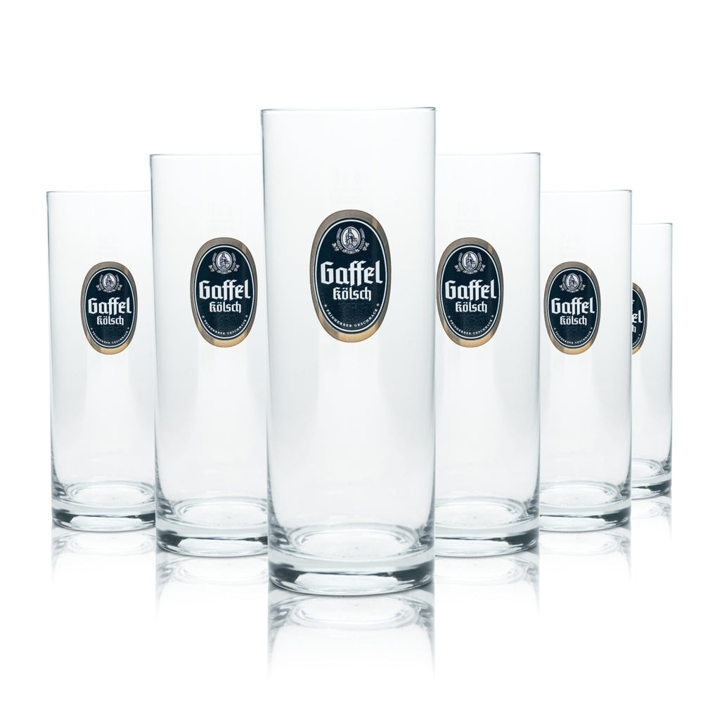 12x Gaffel Kölsch szklanka do piwa 0.4l kufel barowy szklanki Kolonia pub gastro bar Alt