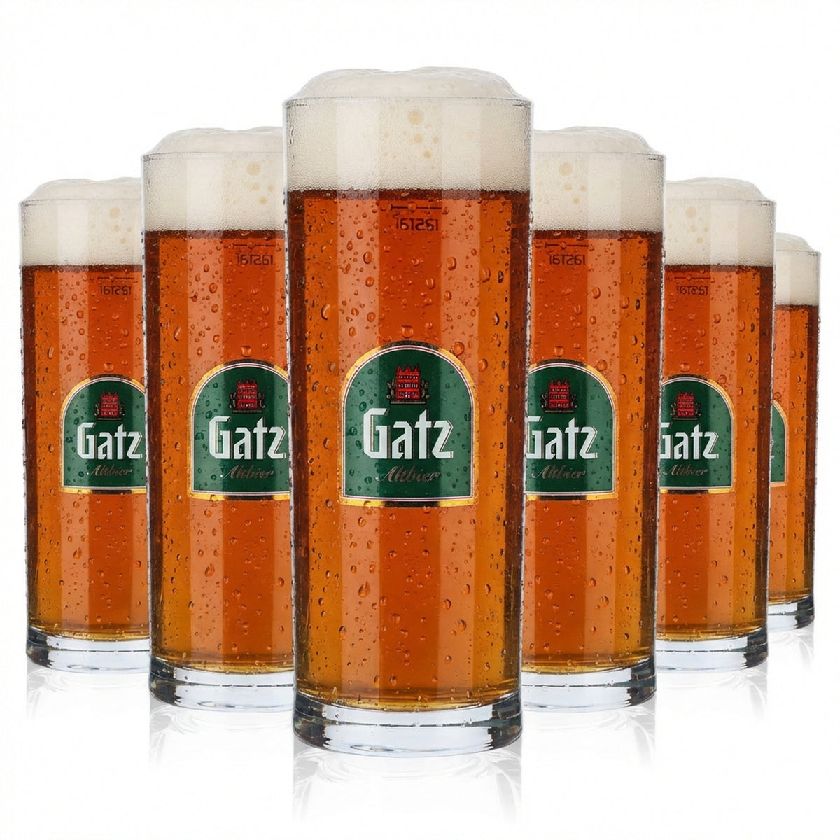 12x szklanka do piwa Gatz Szklanki do piwa Altbier Szklanki do piwa 0,25 l Szklanka