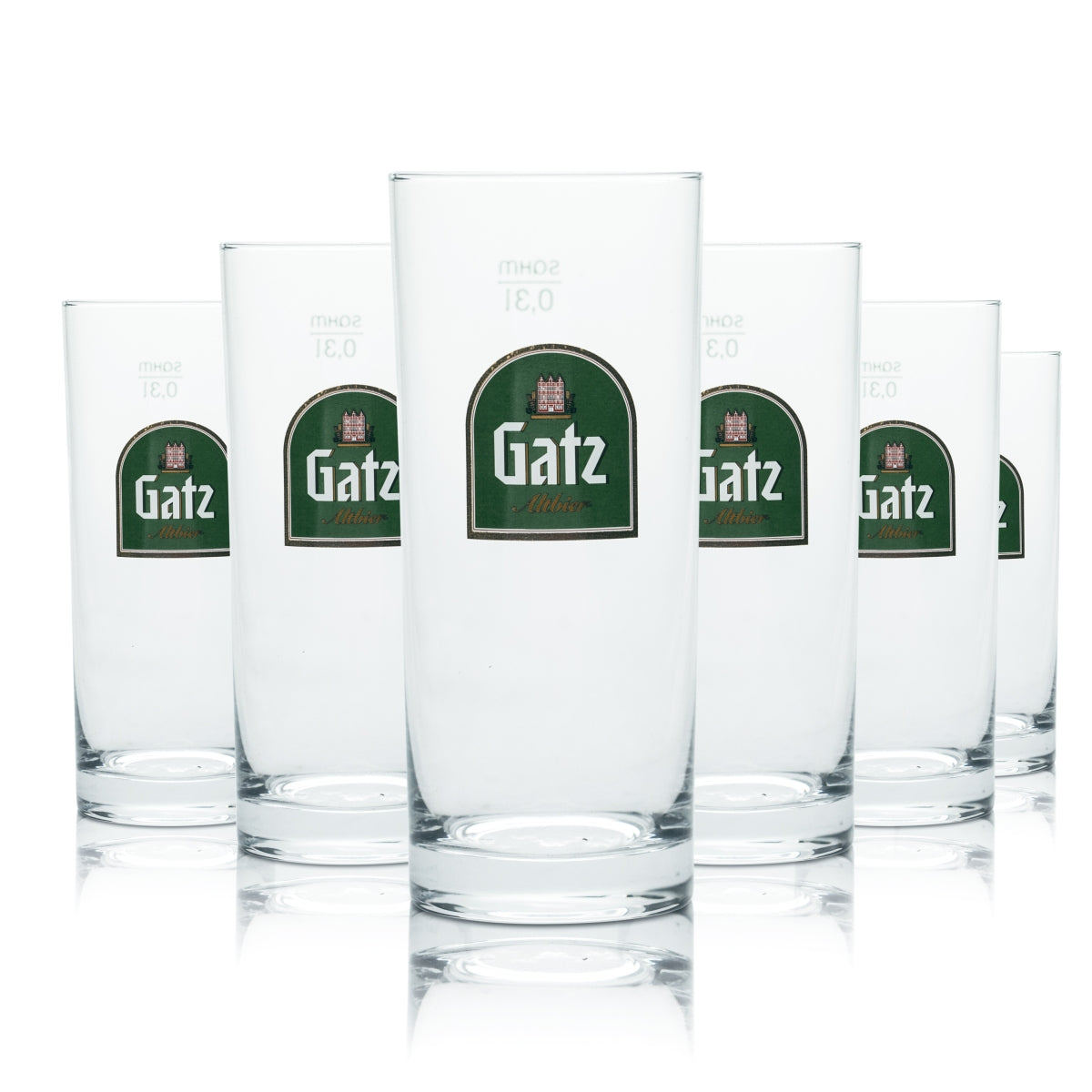 12x szklanka Gatz 0,3l Alt piwo bar kufel szklanki browar gastro skalibrowane