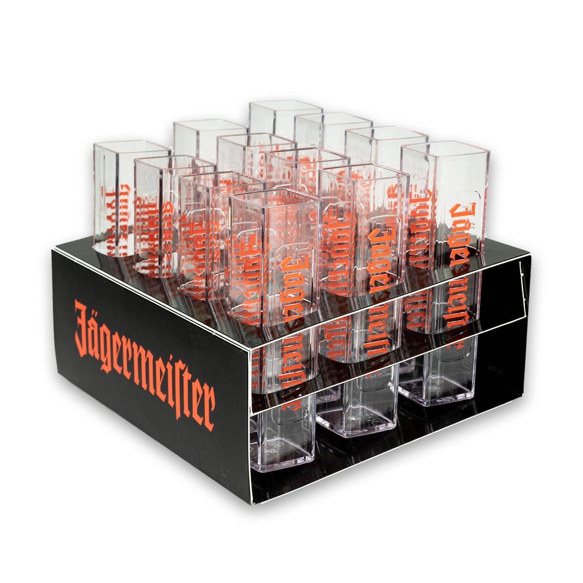 12x Jägermeister Kieliszek Likierowy Tooter Akryl