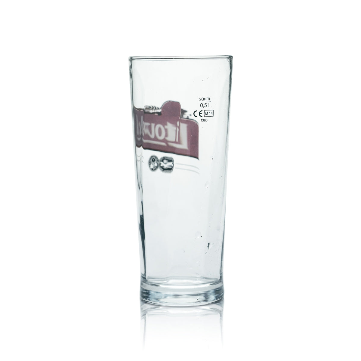12x Litovel Glass 0,5l Willi Mug Beer Glasses Brewery Czech Dark Black – Widok 3