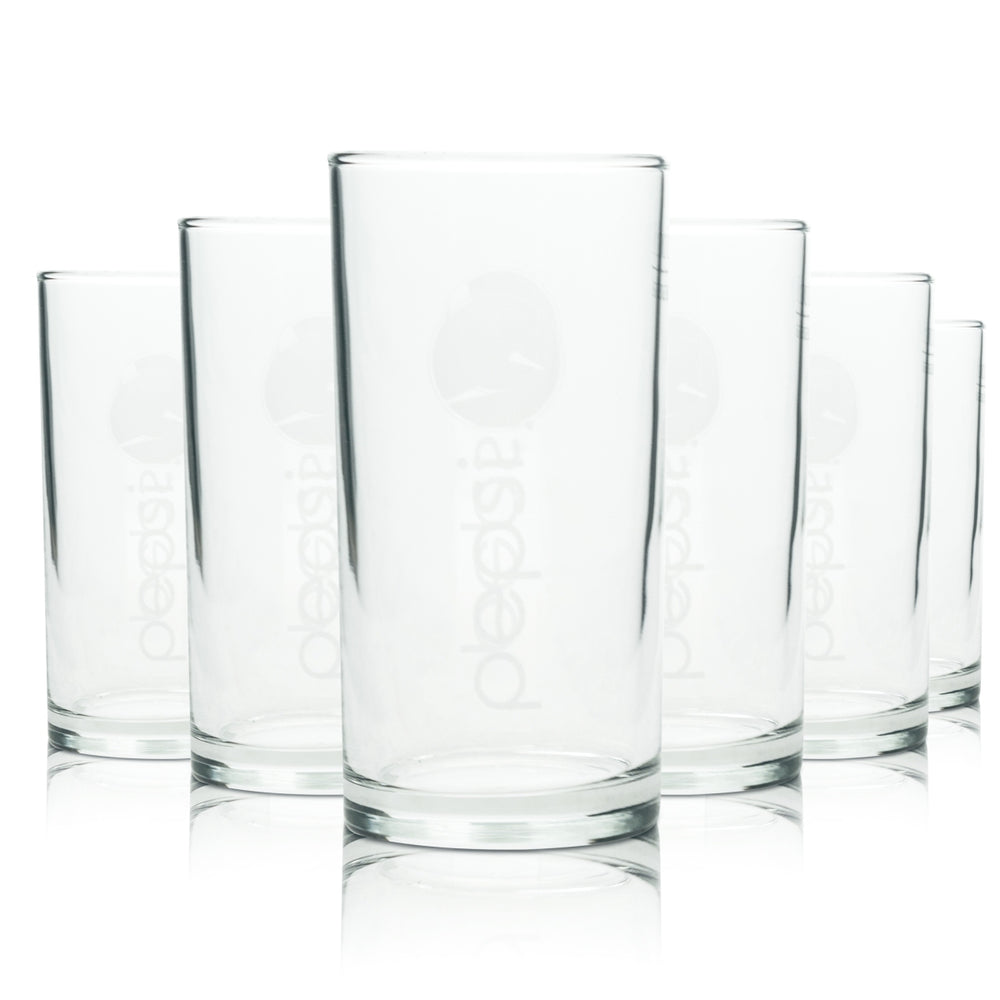 12x Pepsi Softdrink Glass 0,2l Tumbler Logo Rastal Gastro Cola Glasses Kola Hotel