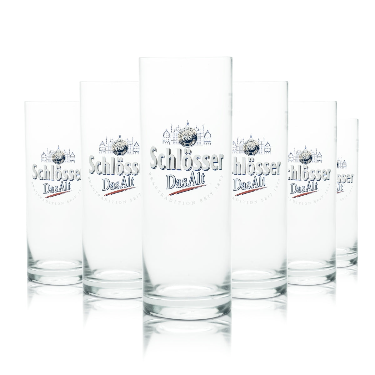 12x Schlösser Alt szklanka do piwa 0.4l kufel szklanki barowe browar gastro Kölsch