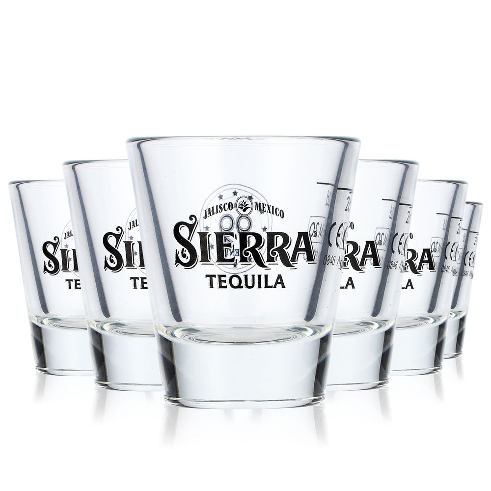 12x Sierra Tequila Kieliszek do tequili 2 cl Edycja specjalna „Bar 99 Cent” Vicrila