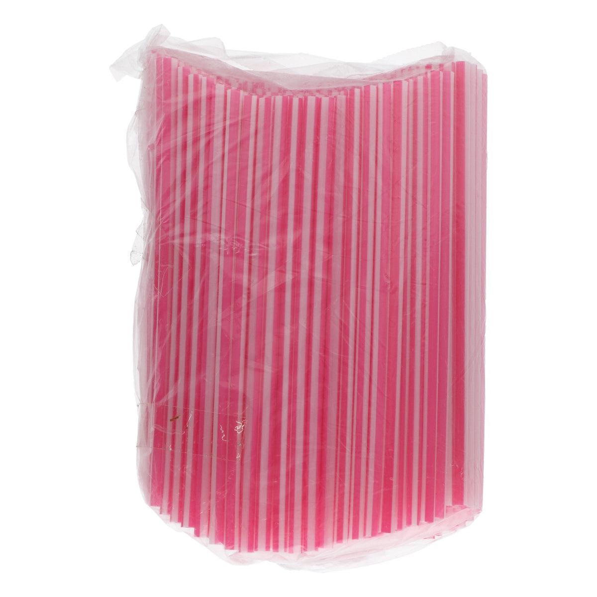 135 szt. słomek do napojów, plastikowe, czerwono-białe, 0,5 x 20 cm, dekoracja imprezowa