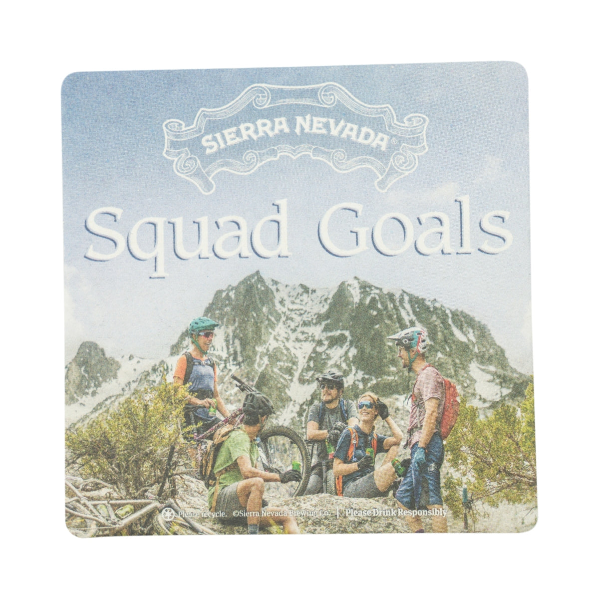 170x podkładki pod piwo Sierra Nevada 9x9cm Pale Ale/Squad Goals podstawki pod szklanki – Widok 2
