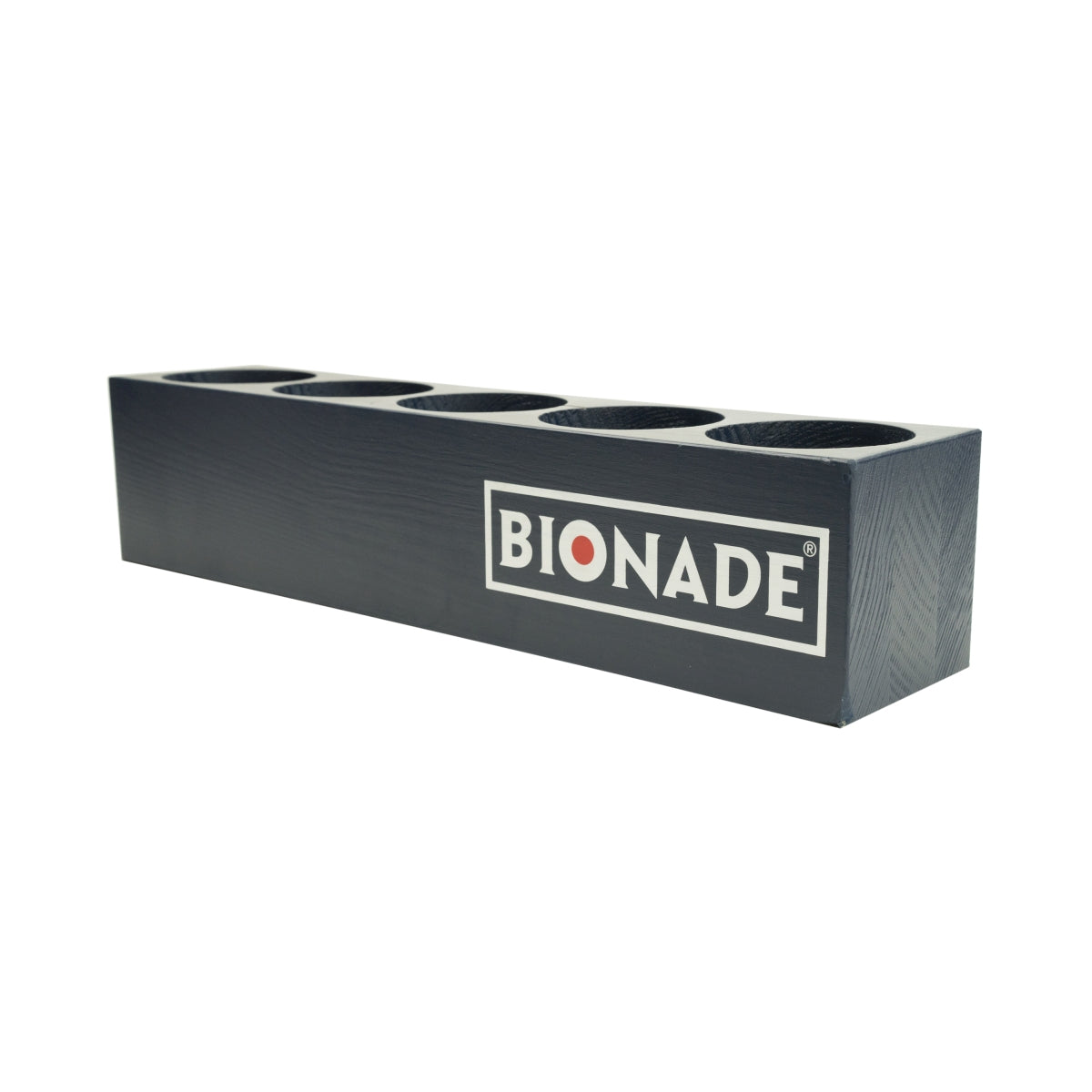 1x Bionade Softdrinks Glorifier Display drewniany niebieski 5 butelek