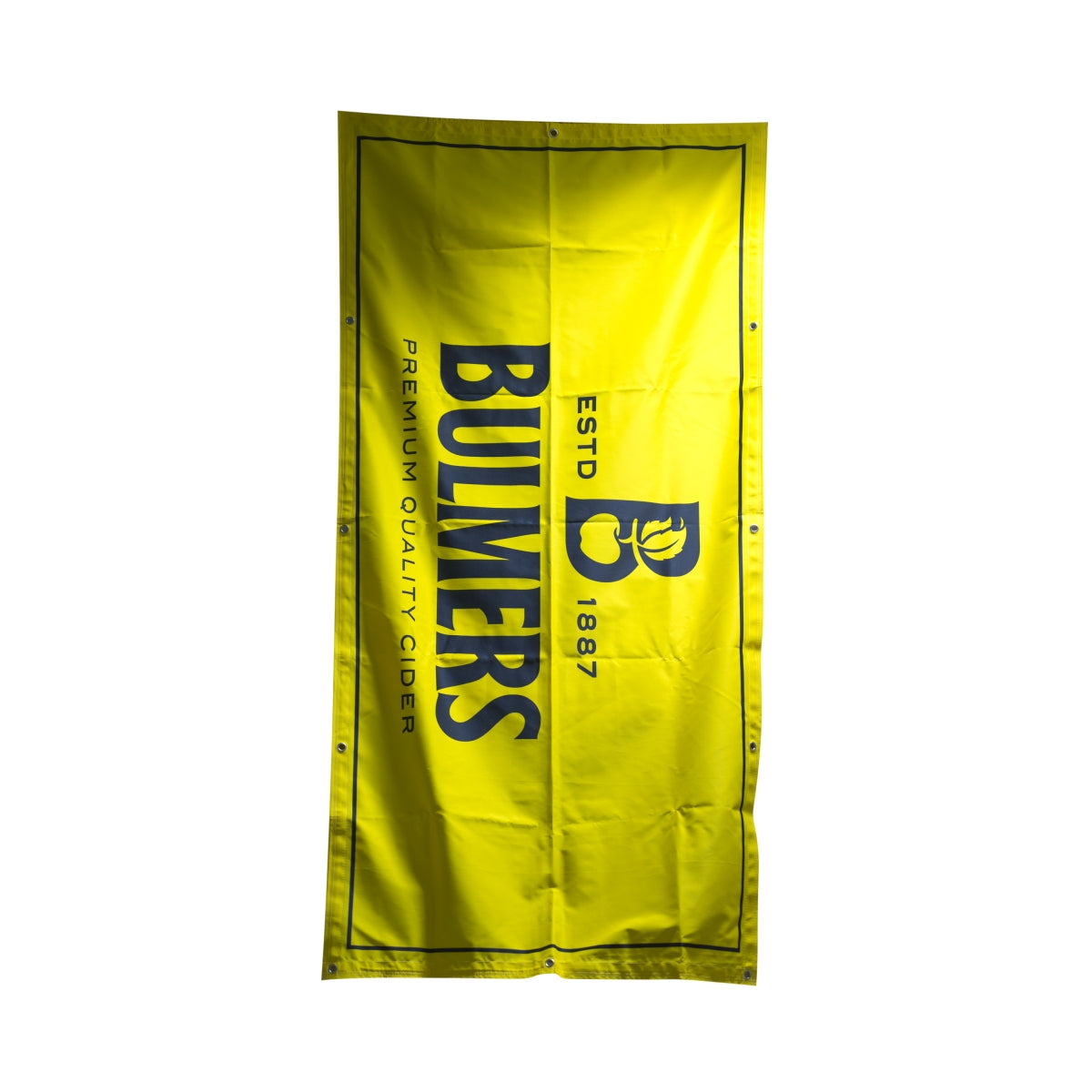 1x żółta flaga Bulmers Cider z logo – Widok 2