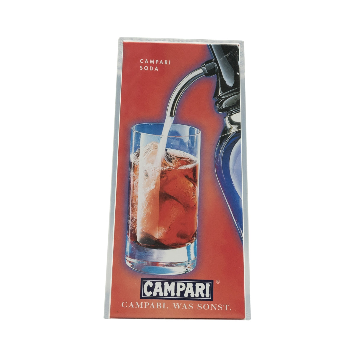 1x Ekspozytor stołowy na likier Campari z 3 rogami – Widok 3