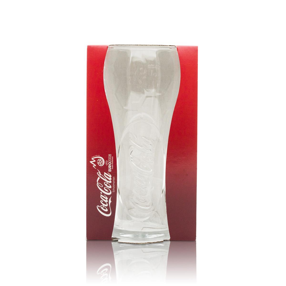 1x szklanka do napojów bezalkoholowych Coca Cola UEFA EM 2008 Relief – Widok 4