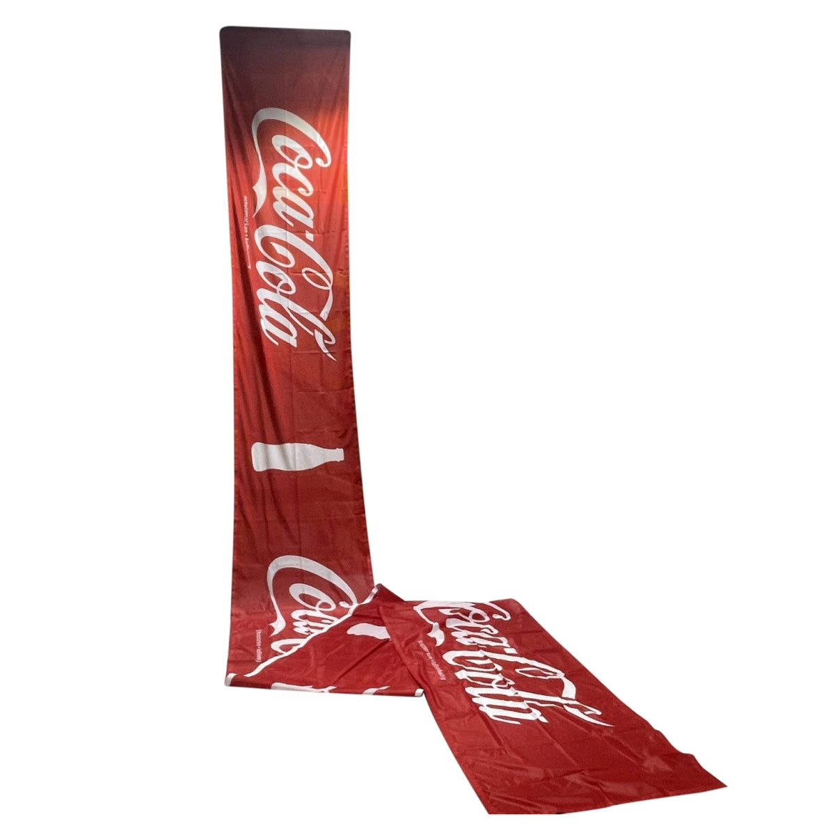 1x flaga napoju bezalkoholowego Coca Cola czerwone logo długie – Widok 3