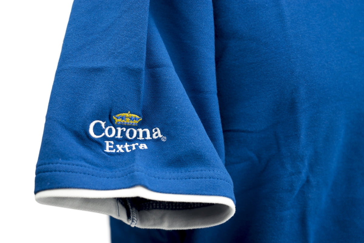 1x Corona beer polo męskie niebieskie rozmiar XL – Widok 5